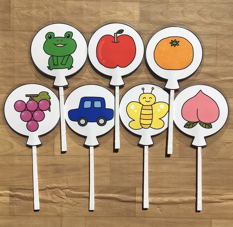 ふうせんのうたペープサート