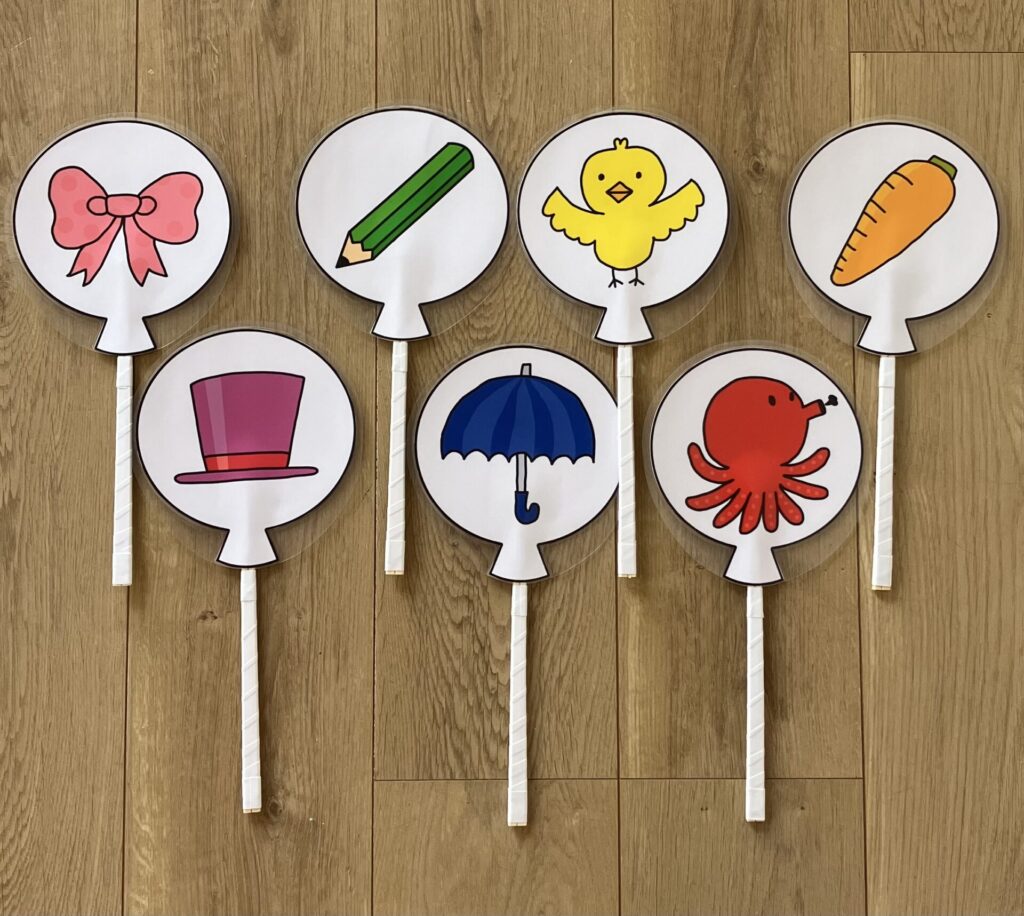 ふうせんのうたペープサート