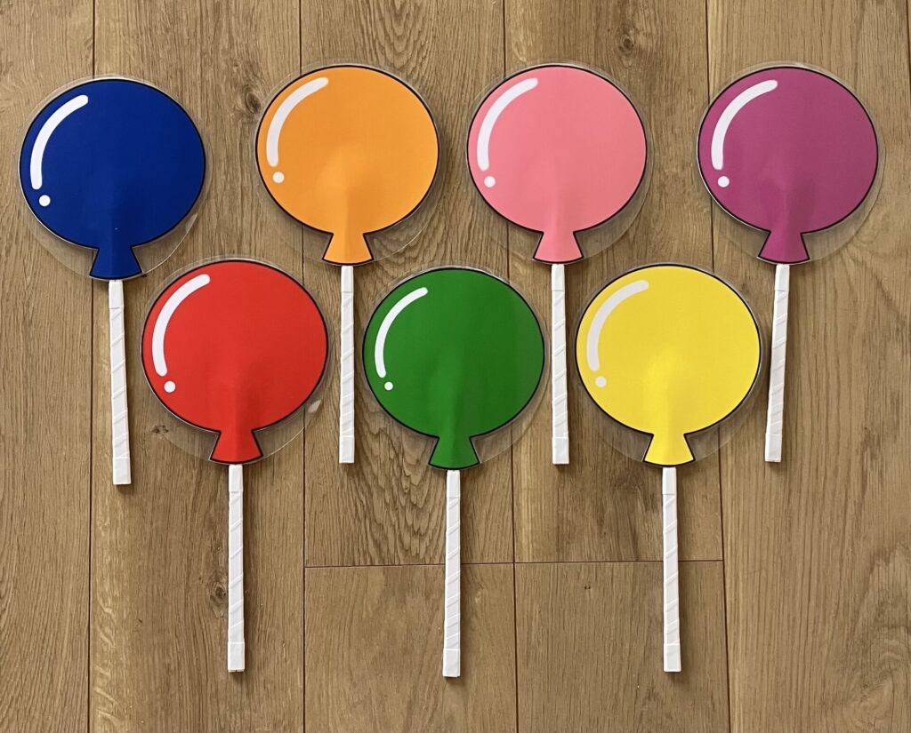 ふうせんのうたペープサート