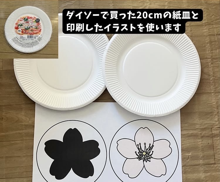 シルエット紙皿シアターの作り方